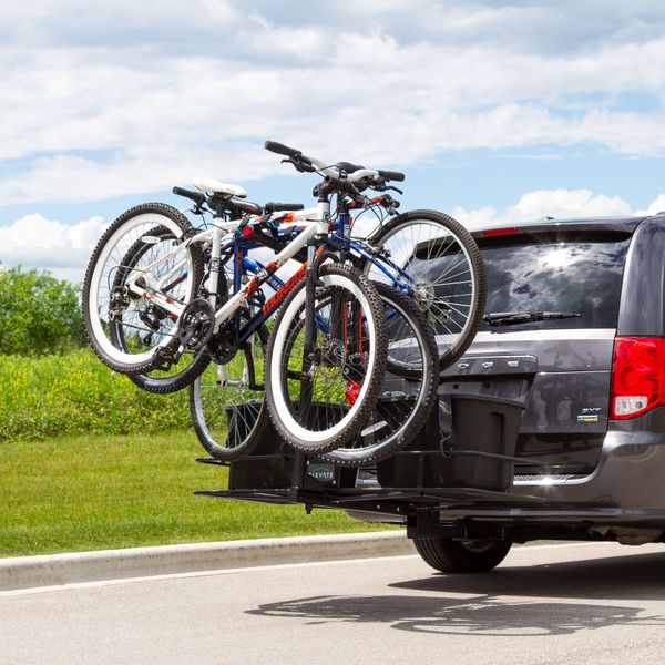 apex steel basket cargo carriers with bike rack