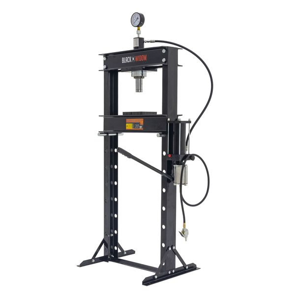 Black Widow 20 Ton Air-Operated Shop Press | Discount Ramps