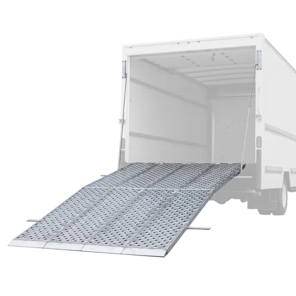 Storage Box With Ramp HD Ramps Folding Aluminum Ramp System for Box Trucks | Discount Ramps