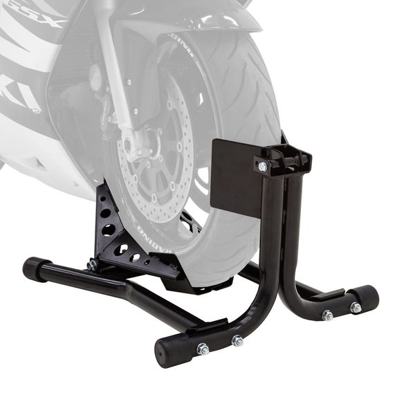 Black Widow Deluxe Motorcycle Wheel Chock | Discount Ramps