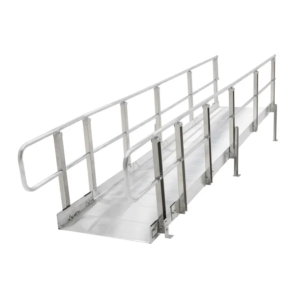 8' L Aluminum Modular Ramp Section | Discount Ramps