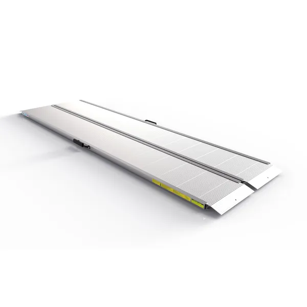 8' L EZ-ACCESS Traverse Aluminum Single-Fold Edgeless Ramp