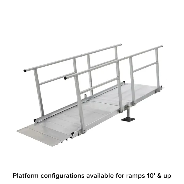 Silver Spring Clearway 10' Straight Ramp for Entryway | Discount Ramps