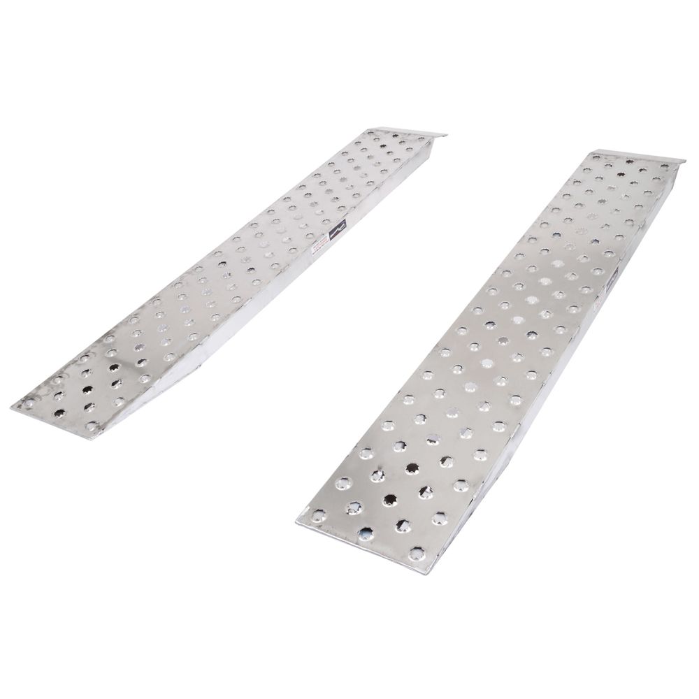 EZ Traction Aluminum Plate End Car Trailer Ramps - Plate End - 94