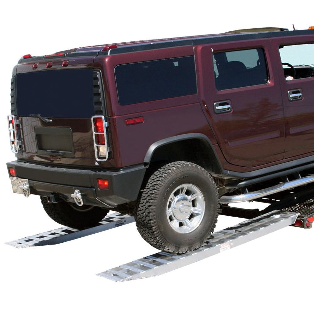 thumbnail image 2 of Skyup2018 72” X 15” Aluminum Loading Ramps – 6500 Lbs Capacity, Hook End, 6063 Aluminum, Pair 2 of 6