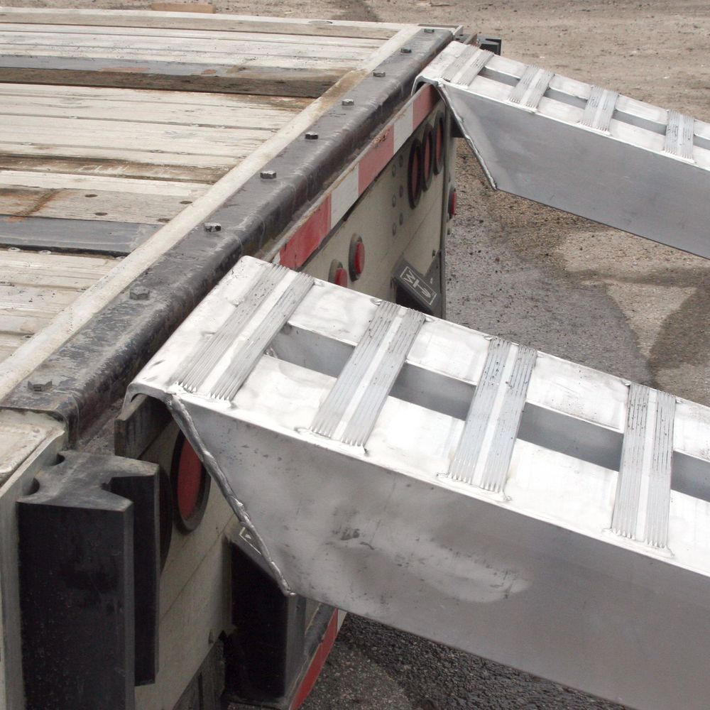 14' x 16" HookEnd Heavy Equipment Ramps 10,000lb per axle Capacity