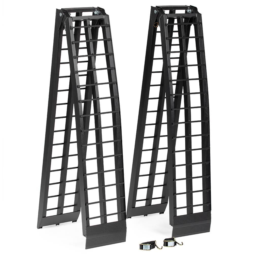 Van Boot Loading Ramps Van Loading Ramps Aluminum Ultra Tow Bi Fold Arched Aluminum Loading