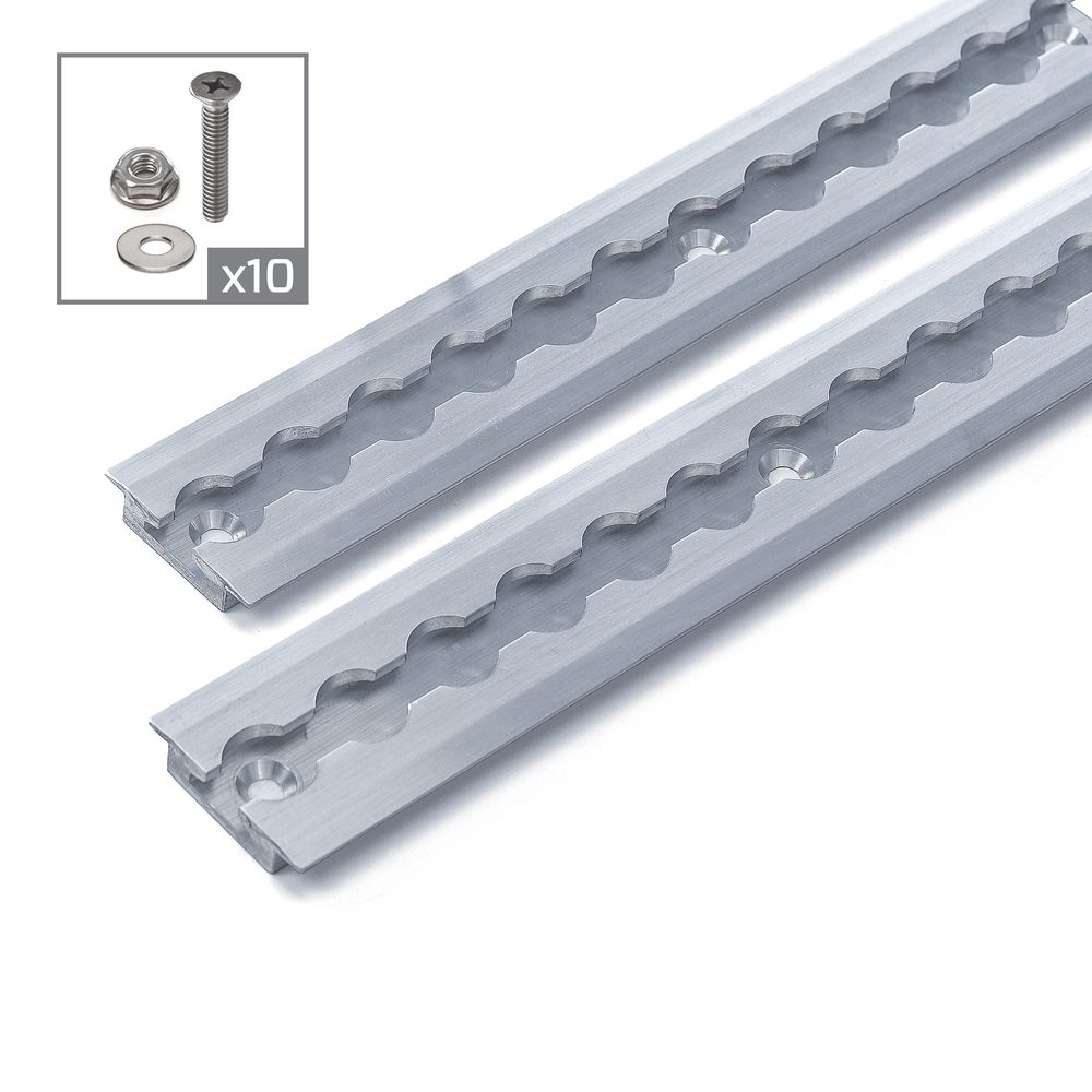 2' VersaTie L-Track Kit, Recessed, Flanged (Series 4) | Discount Ramps