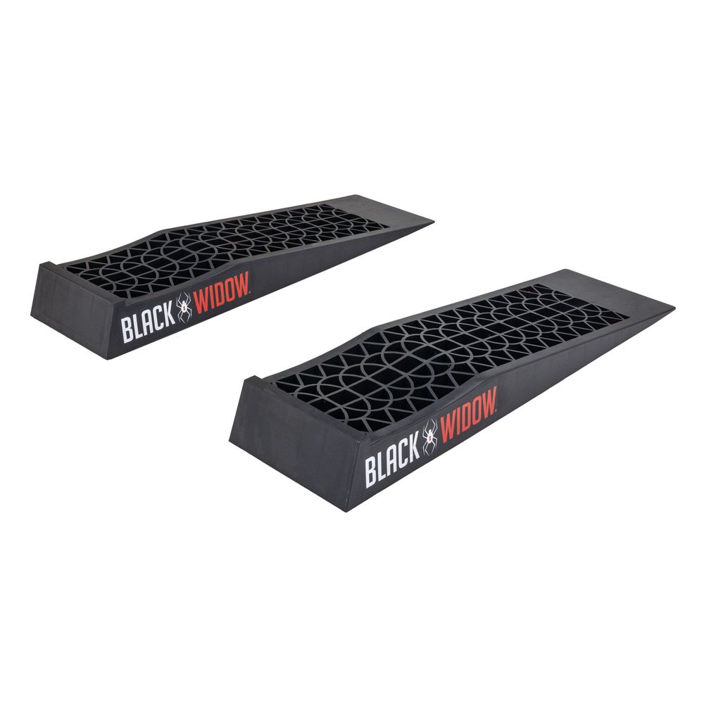 Car Ramp Black/color Black Widow Car Service Ramps, Low Profile, 10,000 lb GVW | Discount Ramps