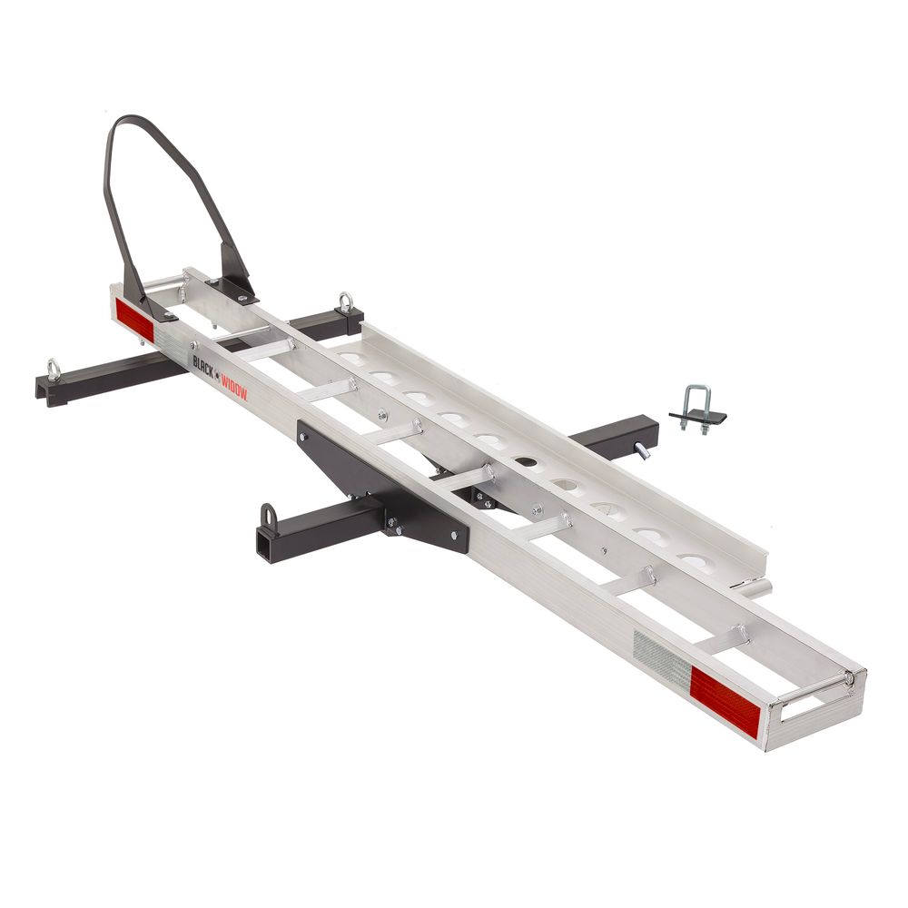 Black Widow Aluminum Dirt Bike Carrier w/Wheel Chock – 400 lb