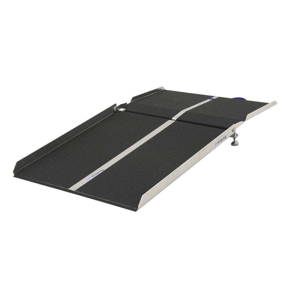 Silver Cross Ramp Silver Spring Aluminum Patio Track Threshold Ramp | Discount Ramps