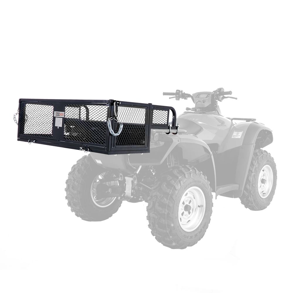 Kids Atv Rear Rack Black Widow Universal Steel ATV Rear Rack Drop Basket with Tailgate ...