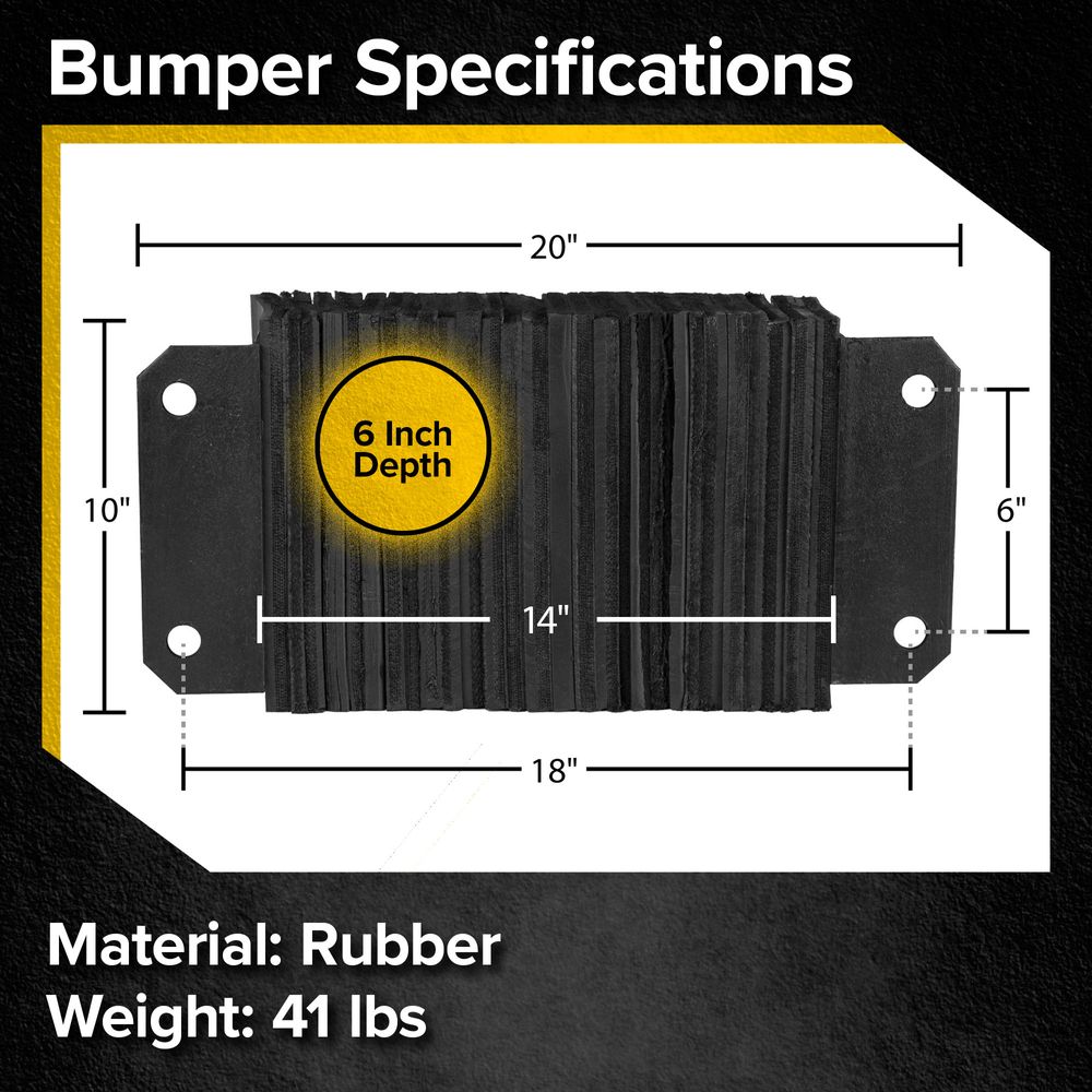 4 Rubber Bumpers For Trailer Ramp Door Truck 2.5" Round Replacement Cargo Stop (4