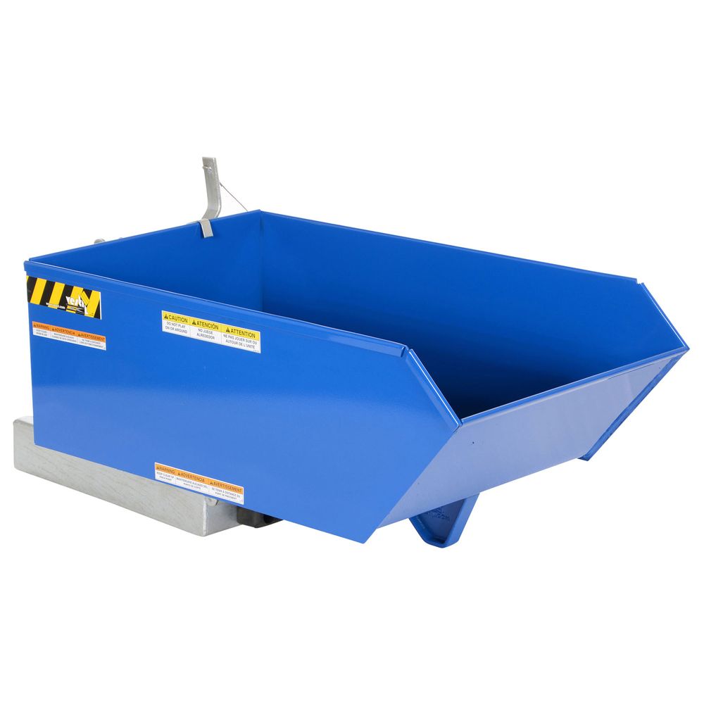 Vestil 1/4 Cu. Yd. Light-Duty Low-Profile Steel Hopper | Discount Ramps