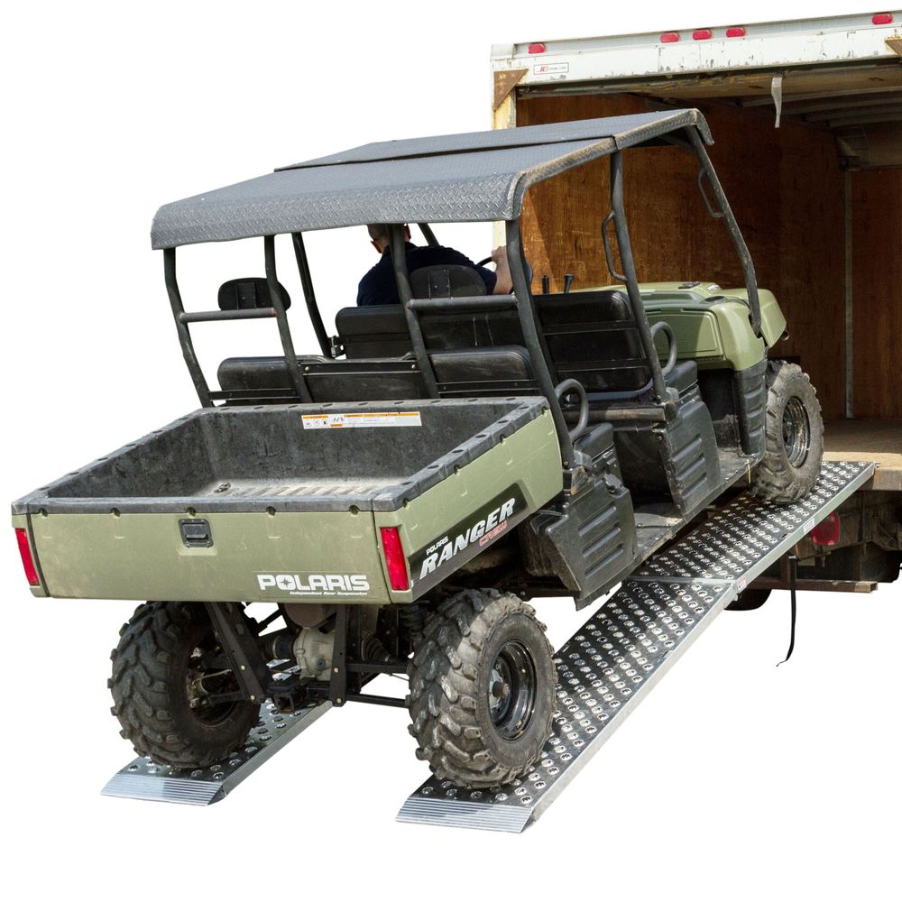 10' Big Boy Extra-Wide Aluminum Folding Dual Runner UTV Ramp | Discount ...