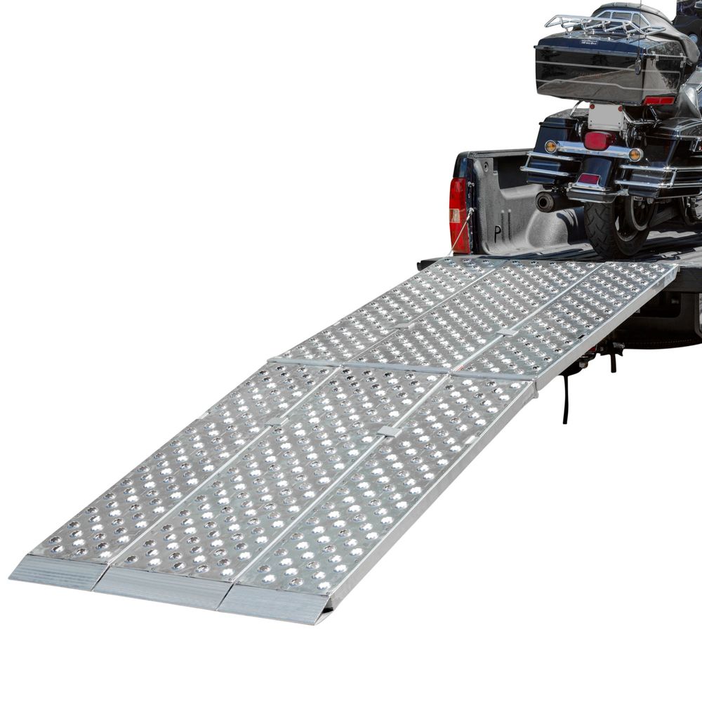 9’ Aluminum Folding Motorcycle Ramp – 3 Piece – Big Boy EZ Rizer ...
