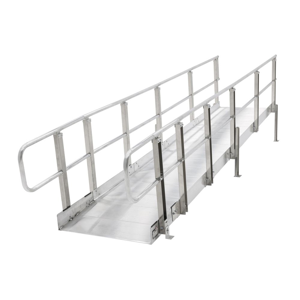 Hilo Ramps 10' L Aluminum Modular Ramp Section | Discount Ramps