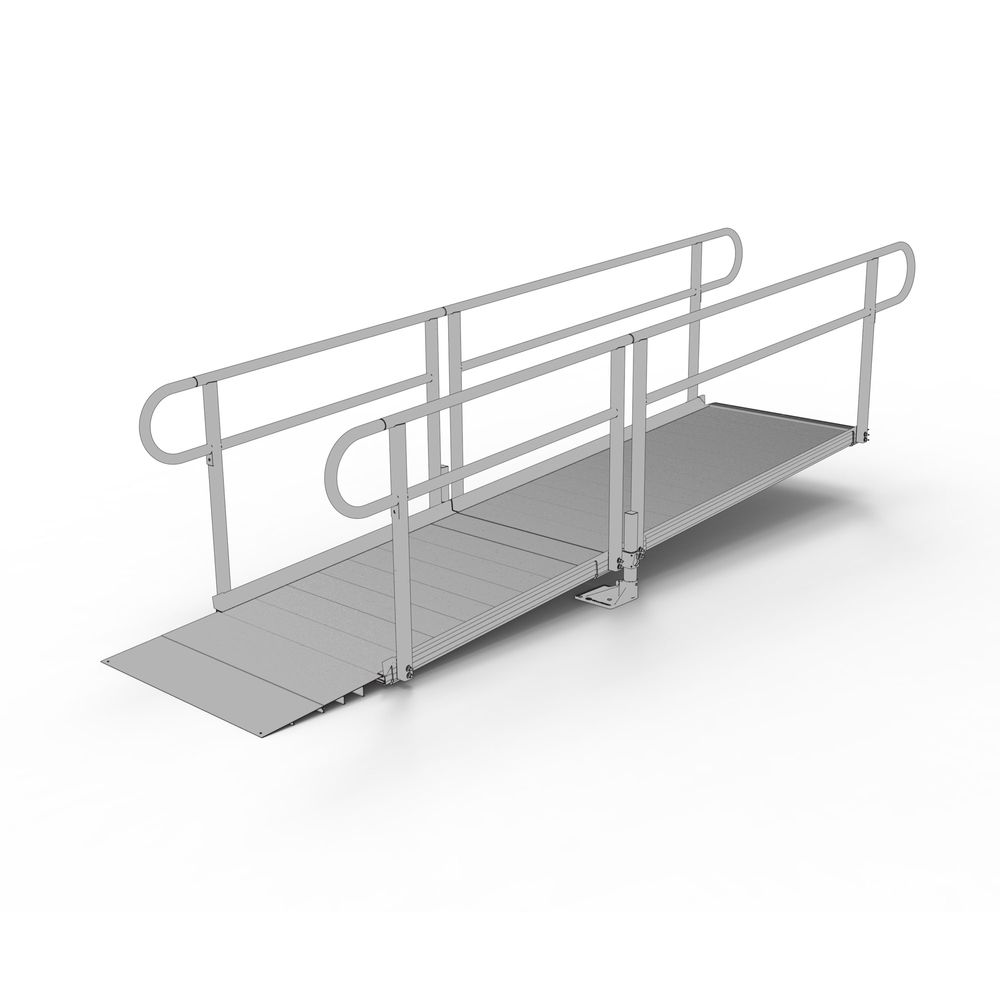 10' EZ-ACCESS® PATHWAY Straight Wheelchair Ramp Kit | Discount Ramps