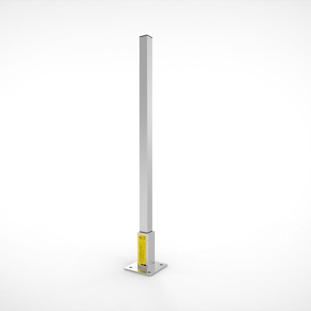 Threaded Hand Railsafe Post 3' H EZ-ACCESS RAILWAY Single Terminal Post for Handrail Kit | Discount ...