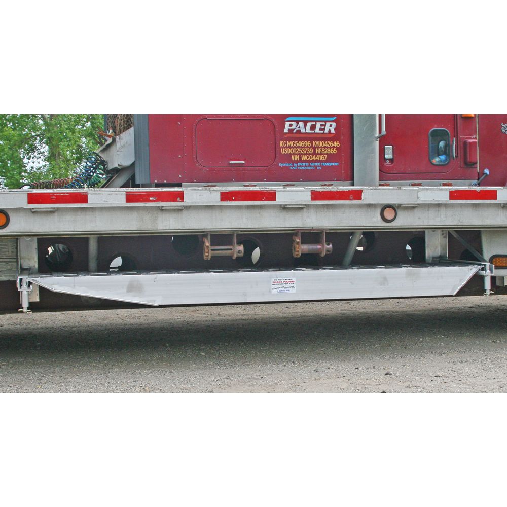 Semi Ramp Bolt-On Semi-Trailer Loading Ramp Storage Brackets for One Ramp ...
