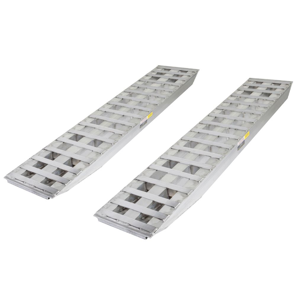 Metal Decking Ramp 8 ft. Aluminum Step Deck Ramp 2x Pin-On Ends | Discount Ramps