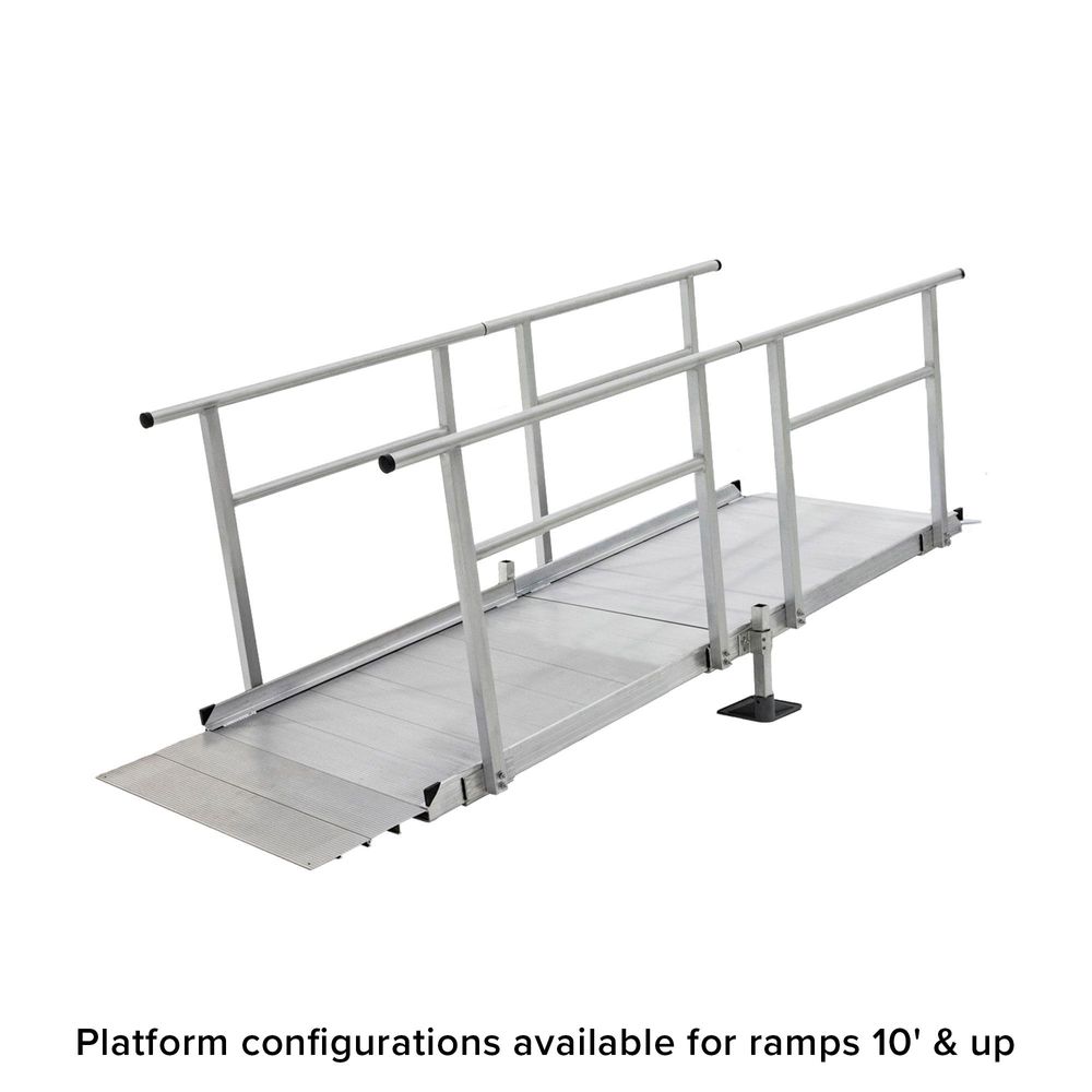Ac10 Ramp Silver Spring Clearway 10' Straight Ramp for Entryway | Discount Ramps