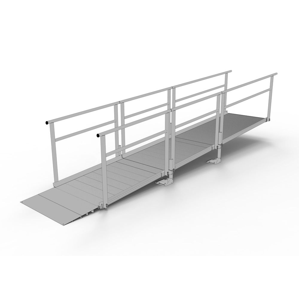 Sharp Ramps Silver Spring Clearway 15' Straight Ramp for Entryway | Discount Ramps