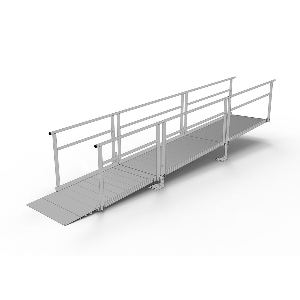 Silver Spring Clearway 17' Straight Ramp for Entryway | Discount Ramps