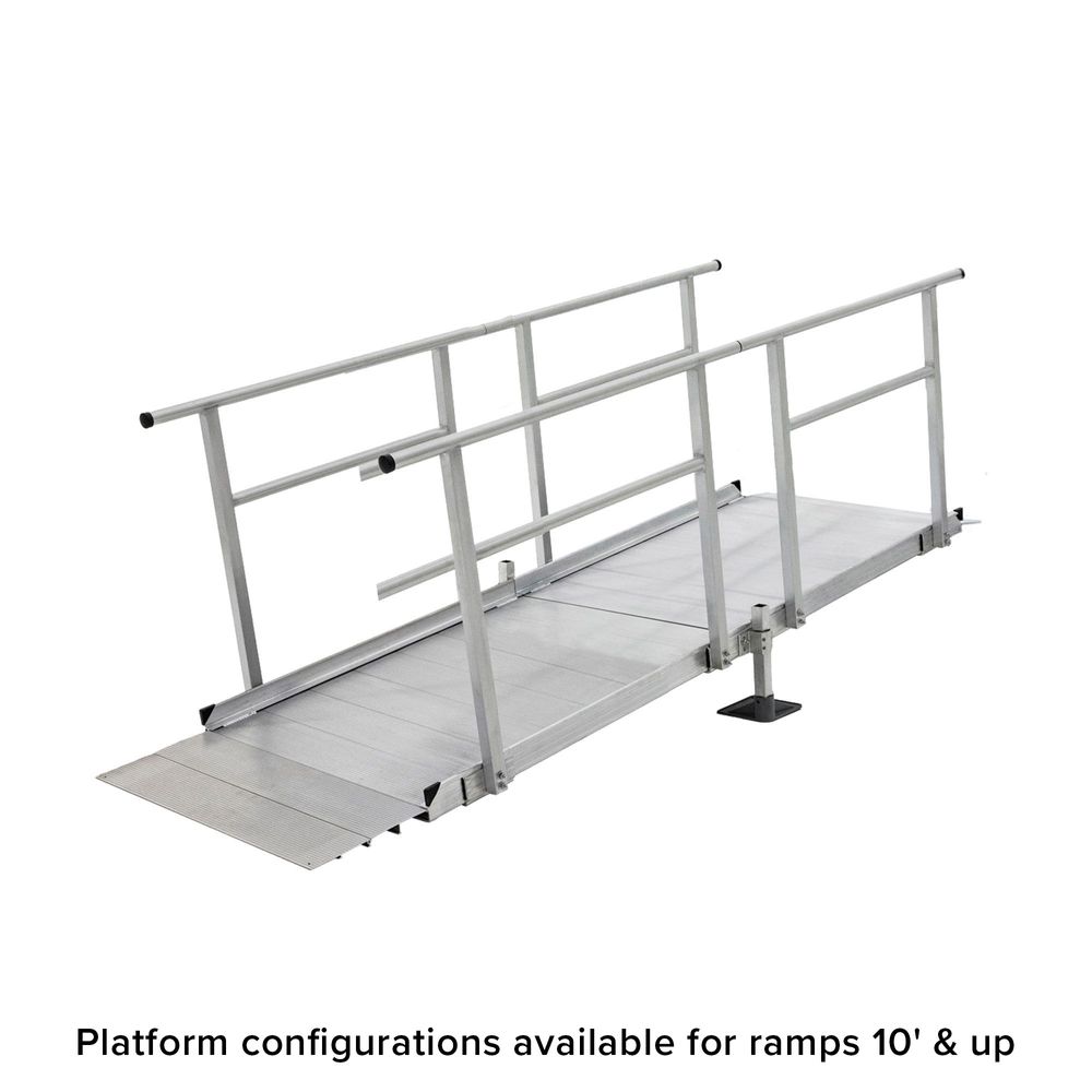 Silver Spring Clearway 8' Straight Modular Ramp | Discount Ramps