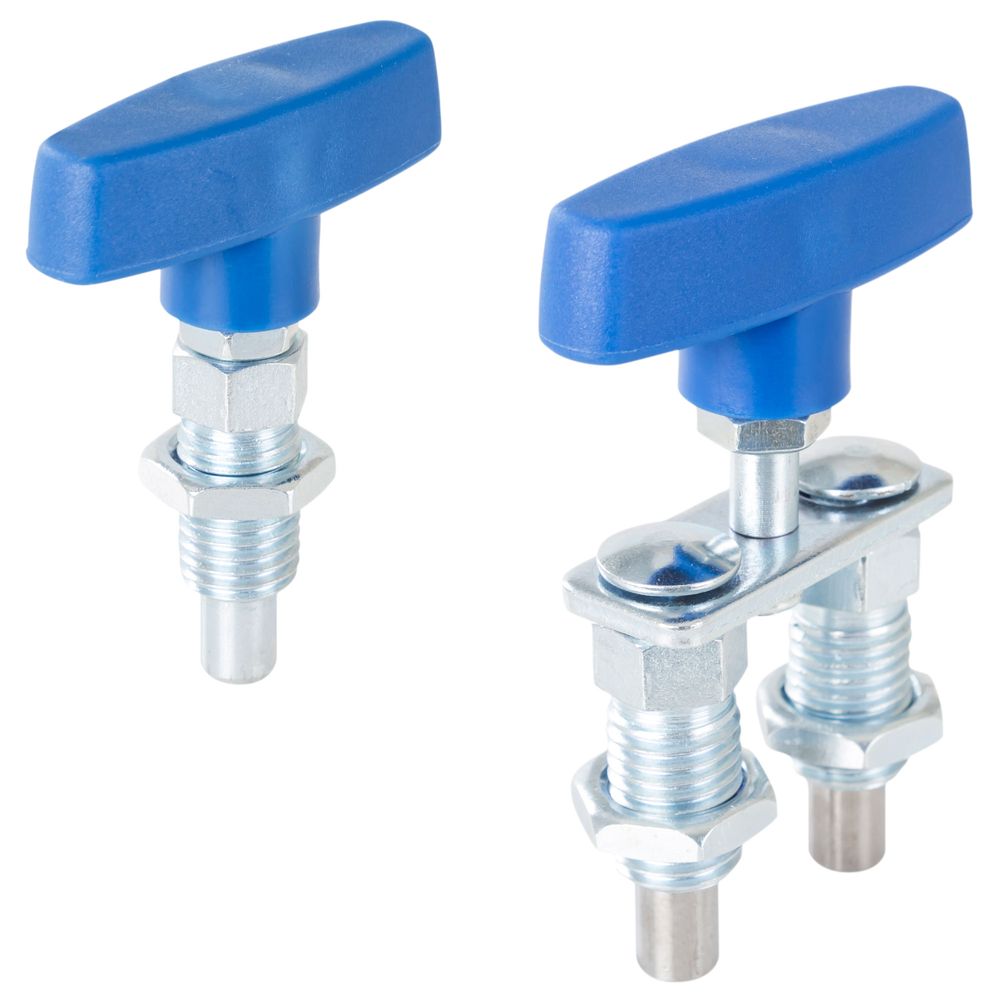 Slider Pin Handle Spring Silver Spring T-Handle Spring Pull Pin | Discount Ramps