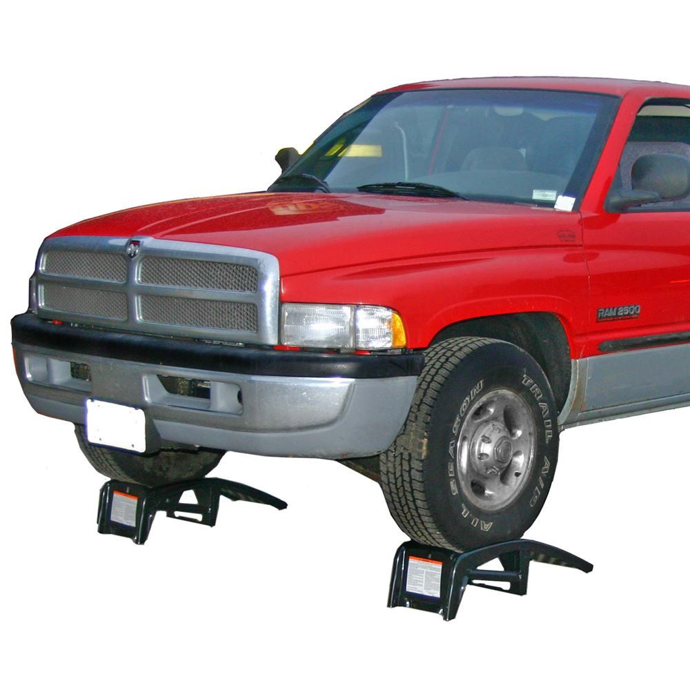 5,400 lbs. per Axle Capacity - Tru-Cut™ Ultra-Ramps Steel Truck Service Ramps | Discount Ramps