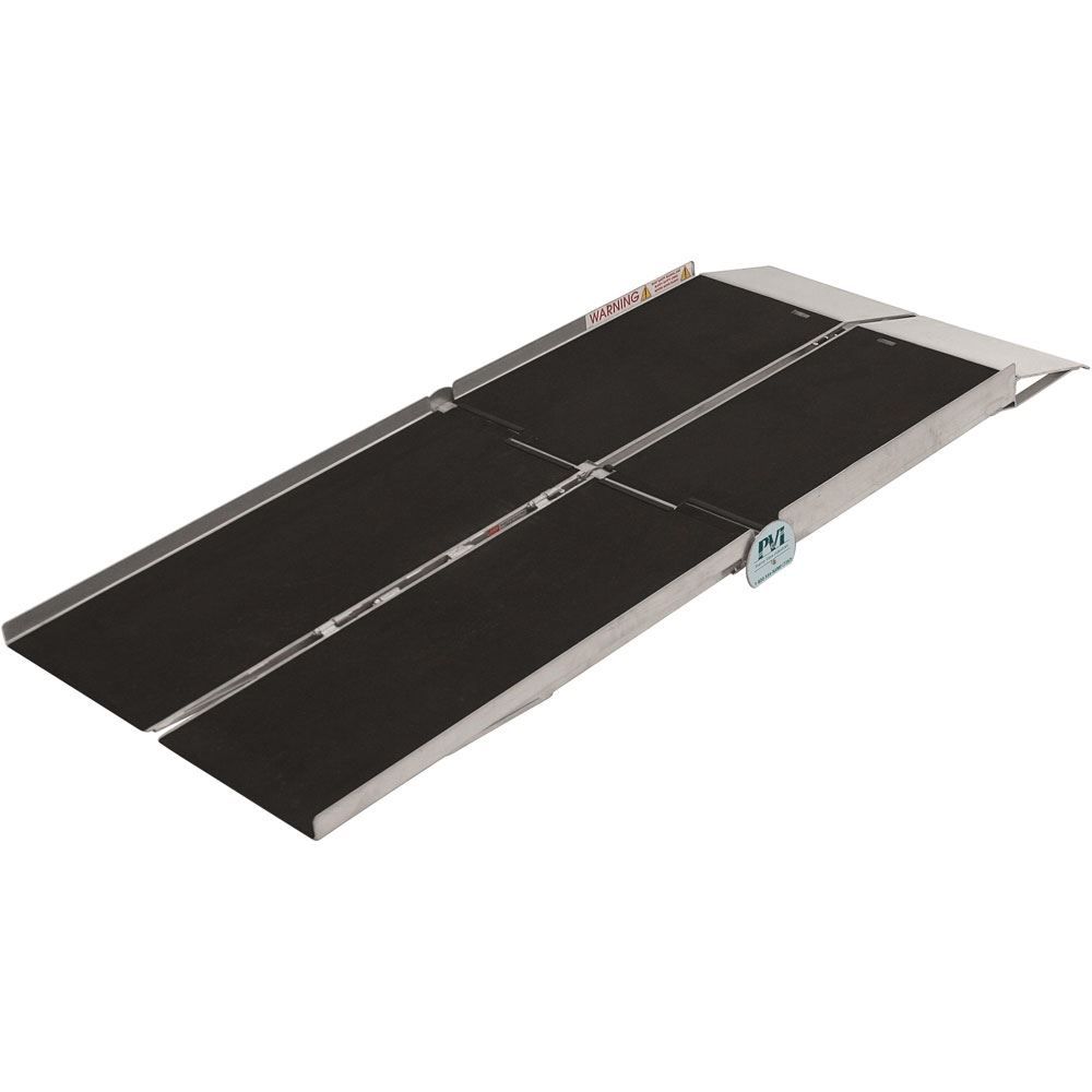 Sliding Rear Ramp PVI Aluminum Multi-Fold Rear Door Wheelchair Van Ramp - 700 lbs. and ...