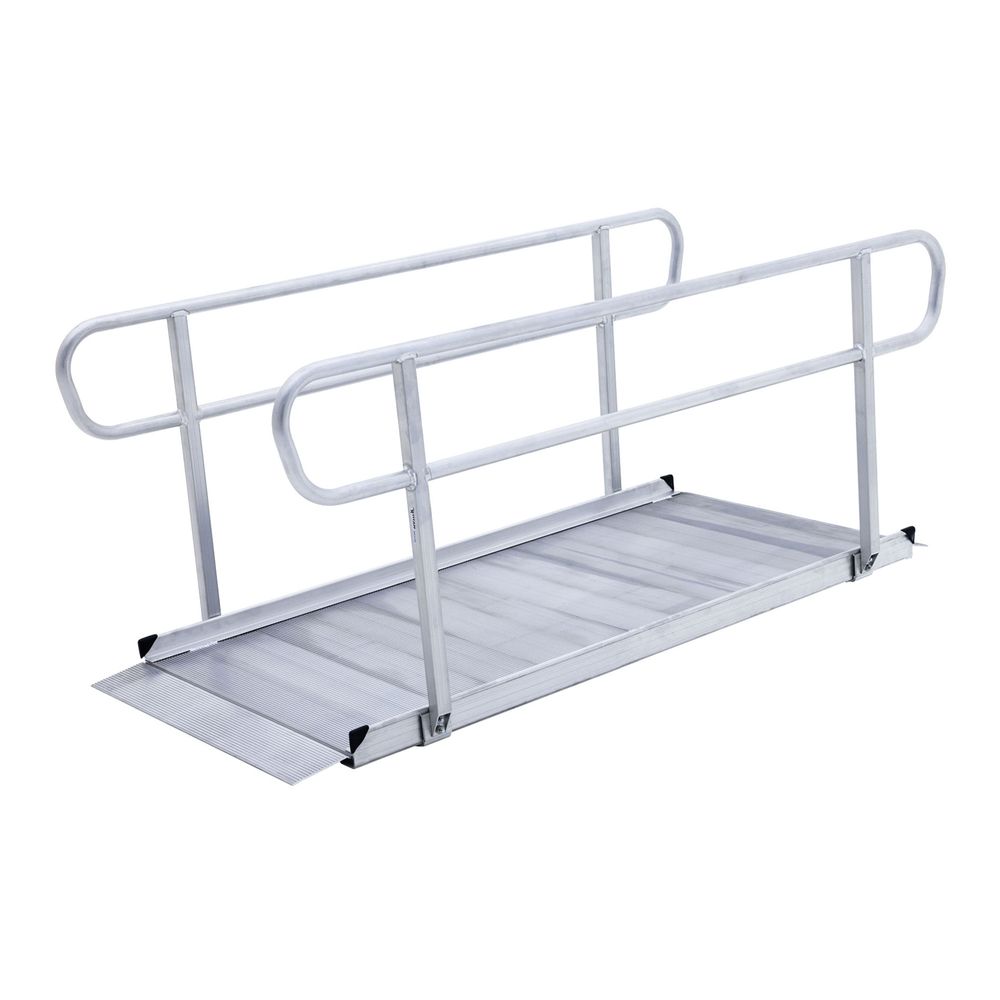 Titan Ramps 6' Wheelchair Entry Ramp w Handrails 850 lb | Discount Ramps