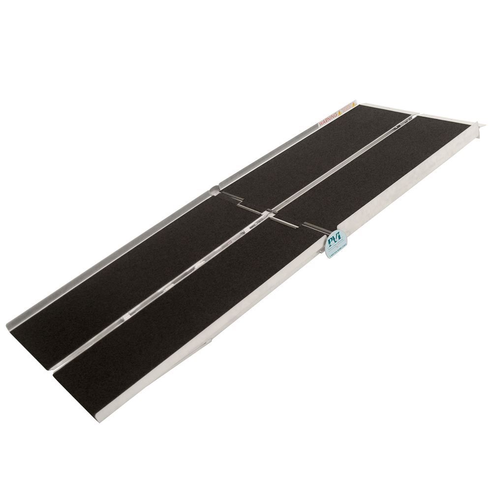 7' PVI Aluminum Multi-Fold Wheelchair Ramp - 800 lbs. Capacity ...